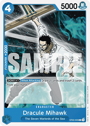 Dracule Mihawk (ST03-005) (V.1) - The Best (Common) [PRB01-ST03-005]