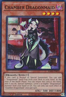 Chamber Dragonmaid (V.1 - Super Rare) - Quarter Century Stampede (Super Rare) [RA04-032]