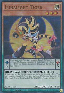 Lunalight Tiger (V.2 - Ultra Rare) - Quarter Century Stampede (Ultra Rare) [RA04-020]