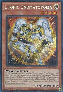 Utopic Onomatopoeia (V.3 - Secret Rare) - Quarter Century Stampede (Secret Rare) [RA04-028]