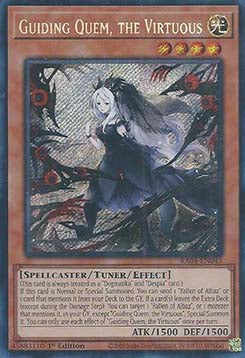 Guiding Quem, the Virtuous (V.3 - Secret Rare) - Quarter Century Stampede (Secret Rare) [RA04-043]