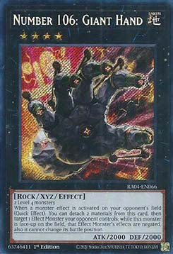Number 106: Giant Hand (V.3 - Secret Rare) - Quarter Century Stampede (Secret Rare) [RA04-066]