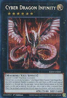 Cyber Dragon Infinity (V.3 - Secret Rare) - Quarter Century Stampede (Secret Rare) [RA04-068]
