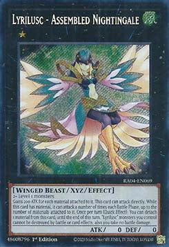 Lyrilusc - Assembled Nightingale (V.3 - Secret Rare) - Quarter Century Stampede (Secret Rare) [RA04-069]
