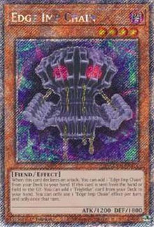 Edge Imp Chain (V.4 - Platinum Secret Rare) - Quarter Century Stampede (Platinum Secret Rare) [RA04-014]