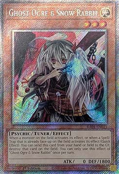 Ghost Ogre & Snow Rabbit (V.4 - Platinum Secret Rare) - Quarter Century Stampede (Platinum Secret Rare) [RA04-015]