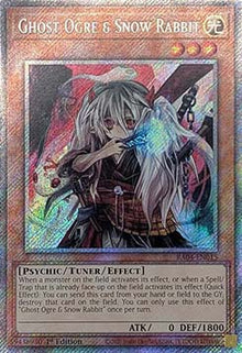 Ghost Ogre & Snow Rabbit (V.4 - Platinum Secret Rare) - Quarter Century Stampede (Platinum Secret Rare) [RA04-015]