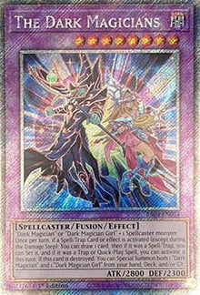 The Dark Magicians (V.4 - Platinum Secret Rare) - Quarter Century Stampede (Platinum Secret Rare) [RA04-054]