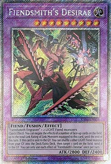 Fiendsmith's Desirae (V.4 - Platinum Secret Rare) - Quarter Century Stampede (Platinum Secret Rare) [RA04-056]