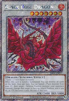 Black Rose Dragon (V.4 - Platinum Secret Rare) - Quarter Century Stampede (Platinum Secret Rare) [RA04-057]