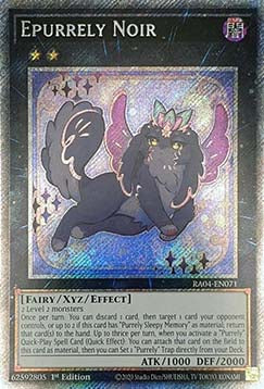 Epurrely Noir (V.4 - Platinum Secret Rare) - Quarter Century Stampede (Platinum Secret Rare) [RA04-071]