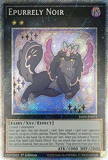 Epurrely Noir (V.4 - Platinum Secret Rare) - Quarter Century Stampede (Platinum Secret Rare) [RA04-071]