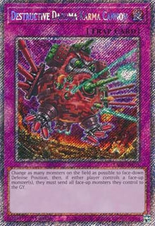 Destructive Daruma Karma Cannon (V.4 - Platinum Secret Rare) - Quarter Century Stampede (Platinum Secret Rare) [RA04-103]