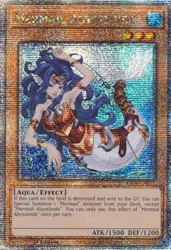 Mermail Abysslinde (V.5 - Quarter Century Secret Rare) - Quarter Century Stampede (Quarter Century Secret Rare) [RA04-011]