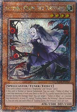 Guiding Quem, the Virtuous (V.5 - Quarter Century Secret Rare) - Quarter Century Stampede (Quarter Century Secret Rare) [RA04-043]