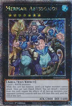 Mermail Abyssgaios (V.5 - Quarter Century Secret Rare) - Quarter Century Stampede (Quarter Century Secret Rare) [RA04-065]