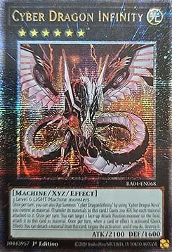 Cyber Dragon Infinity (V.5 - Quarter Century Secret Rare) - Quarter Century Stampede (Quarter Century Secret Rare) [RA04-068]