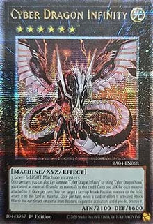 Cyber Dragon Infinity (V.5 - Quarter Century Secret Rare) - Quarter Century Stampede (Quarter Century Secret Rare) [RA04-068]