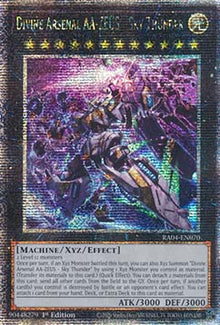 Divine Arsenal AA-ZEUS - Sky Thunder - Quarter Century Stampede (Quarter Century Secret Rare) [RA04-070]