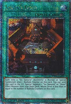 Shien's Dojo (V.5 - Quarter Century Secret Rare) - Quarter Century Stampede (Quarter Century Secret Rare) [RA04-088]