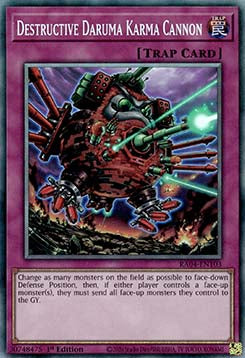 Destructive Daruma Karma Cannon (V.6 - Collectors Rare) - Quarter Century Stampede (Collectors Rare) [RA04-103]