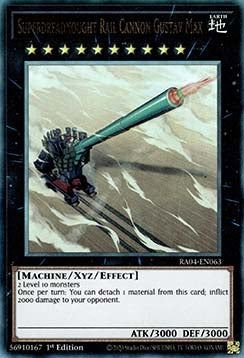 Superdreadnought Rail Cannon Gustav Max (V.7 - Ultimate Rare) - Quarter Century Stampede (Ultimate Rare) [RA04-063]