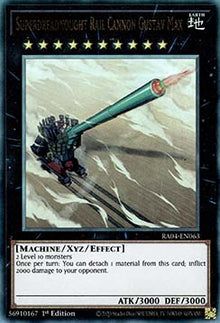 Superdreadnought Rail Cannon Gustav Max (V.7 - Ultimate Rare) - Quarter Century Stampede (Ultimate Rare) [RA04-063]