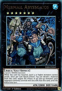 Mermail Abyssgaios (V.7 - Ultimate Rare) - Quarter Century Stampede (Ultimate Rare) [RA04-065]