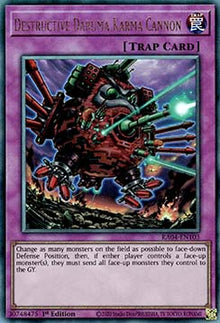 Destructive Daruma Karma Cannon (V.7 - Ultimate Rare) - Quarter Century Stampede (Ultimate Rare) [RA04-103]