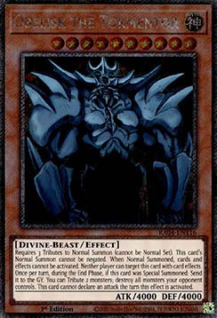 Obelisk the Tormentor (V.1 - Platinum Secret Rare) - Quarter Century Stampede (Platinum Secret Rare) [RA04-116]