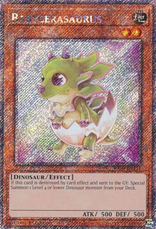Babycerasaurus (V.1 - Platinum Secret Rare) - Quarter Century Stampede (Platinum Secret Rare) [RA04-131]