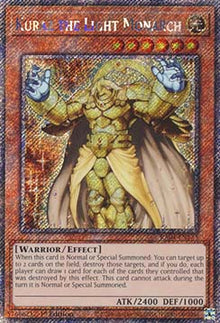 Kuraz the Light Monarch (V.1 - Platinum Secret Rare) - Quarter Century Stampede (Platinum Secret Rare) [RA04-133]