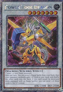 Power Tool Dragon (V.1 - Platinum Secret Rare) - Quarter Century Stampede (Platinum Secret Rare) [RA04-135]