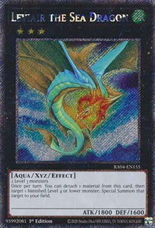 Leviair the Sea Dragon (V.1 - Platinum Secret Rare) - Quarter Century Stampede (Platinum Secret Rare) [RA04-155]