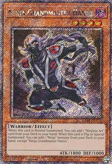 Ninja Grandmaster Hanzo (V.1 - Platinum Secret Rare) - Quarter Century Stampede (Platinum Secret Rare) [RA04-173]