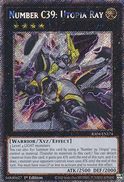 Number C39: Utopia Ray (V.1 - Platinum Secret Rare) - Quarter Century Stampede (Platinum Secret Rare) [RA04-174]