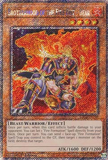 Brotherhood of the Fire Fist - Bear (V.1 - Platinum Secret Rare) - Quarter Century Stampede (Platinum Secret Rare) [RA04-198]