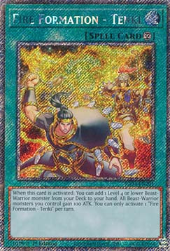 Fire Formation - Tenki (V.1 - Platinum Secret Rare) - Quarter Century Stampede (Platinum Secret Rare) [RA04-201]