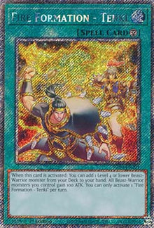 Fire Formation - Tenki (V.1 - Platinum Secret Rare) - Quarter Century Stampede (Platinum Secret Rare) [RA04-201]