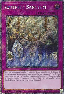 Artifact Sanctum (V.1 - Platinum Secret Rare) - Quarter Century Stampede (Platinum Secret Rare) [RA04-217]