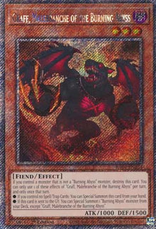 Graff, Malebranche of the Burning Abyss (V.1 - Platinum Secret Rare) - Quarter Century Stampede (Platinum Secret Rare) [RA04-234]