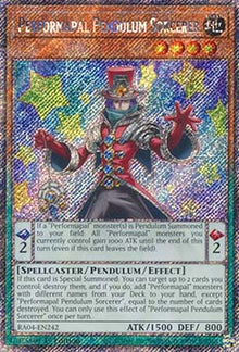 Performapal Pendulum Sorcerer (V.1 - Platinum Secret Rare) - Quarter Century Stampede (Platinum Secret Rare) [RA04-242]