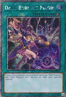 Dark Burning Magic (V.1 - Platinum Secret Rare) - Quarter Century Stampede (Platinum Secret Rare) [RA04-246]