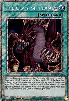 The Claw of Hermos (V.1 - Platinum Secret Rare) - Quarter Century Stampede (Platinum Secret Rare) [RA04-256]