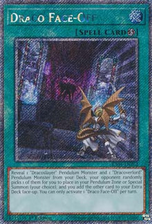 Draco Face-Off (V.1 - Platinum Secret Rare) - Quarter Century Stampede (Platinum Secret Rare) [RA04-262]