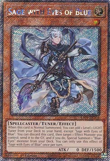 Sage with Eyes of Blue (V.1 - Platinum Secret Rare) - Quarter Century Stampede (Platinum Secret Rare) [RA04-266]