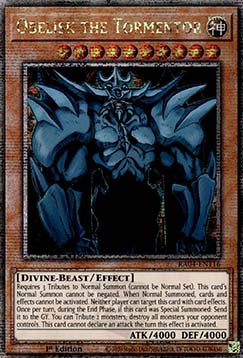 Obelisk the Tormentor (V.2 - Quarter Century Secret Rare) - Quarter Century Stampede (Quarter Century Secret Rare) [RA04-116]