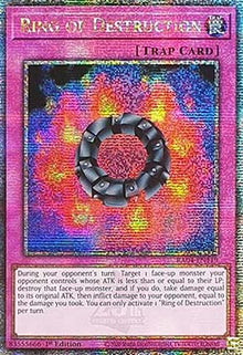 Ring of Destruction (V.2 - Quarter Century Secret Rare) - Quarter Century Stampede (Quarter Century Secret Rare) [RA04-119]