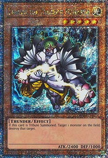 Zaborg the Thunder Monarch (V.2 - Quarter Century Secret Rare) - Quarter Century Stampede (Quarter Century Secret Rare) [RA04-125]