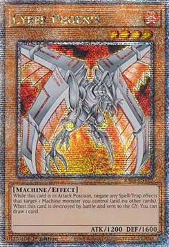 Cyber Phoenix (V.2 - Quarter Century Secret Rare) - Quarter Century Stampede (Quarter Century Secret Rare) [RA04-129]